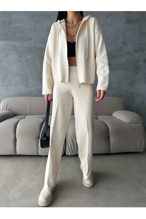 Hırka Pantolon İkili Triko Takım