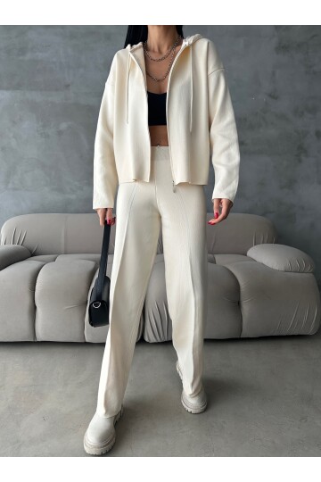 Hırka Pantolon İkili Triko Takım