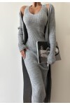 Cardigan Dress Knitwear Set