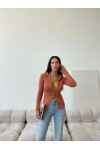 Yakalı Triko Hırka
