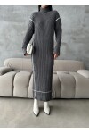 Turtleneck Knit Dress