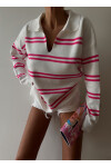 Double Stripe Knitwear Sweater