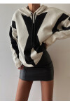 Hooded Knitwear Sweater