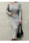 Shoulder Detailed Knitwear Dress